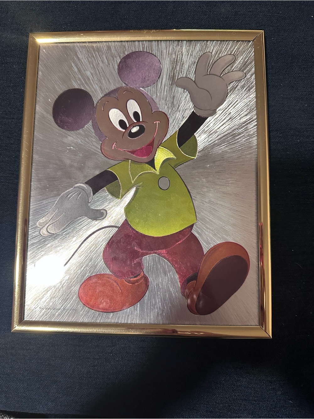 Mickey and Minnie Wall Art Pair - vintage Home Decor